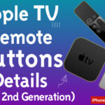 Apple TV or Siri Remote Buttons Details 1st and 2nd generation
