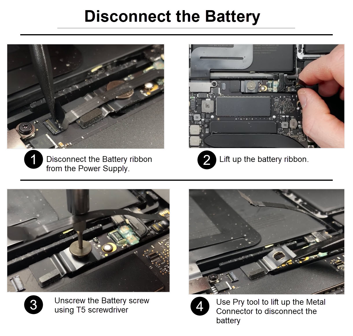 Battery Disconnecty for macbook pro screen replacement