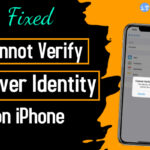 Cannot Verify Server Identity Error on iPhone