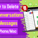 Delete All Conversations in Messages on Mac, iPhone and iPad