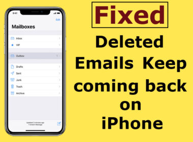 Deleted Emails keep coming back on iPhone 2