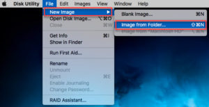 Select image from folder option on Mac