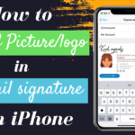 Add Picture/logo in Email signature on iPhone