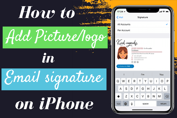 Add Picture/logo in Email signature on iPhone