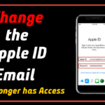change the Apple ID email no longer has access
