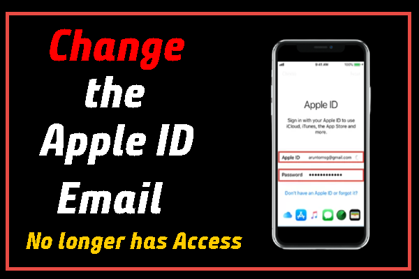 change the Apple ID email no longer has access