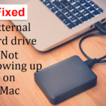 Fixed External hard drive not showing up on mac