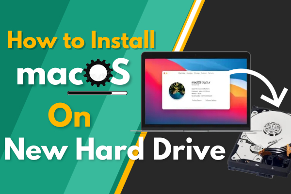 How to install macOS in new hard drive