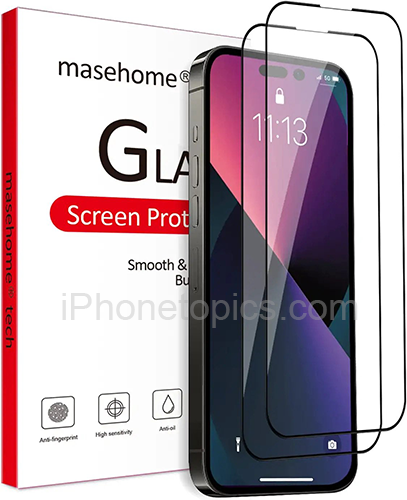 MaseHome Screen Protector for iPhone 14 Pro Max