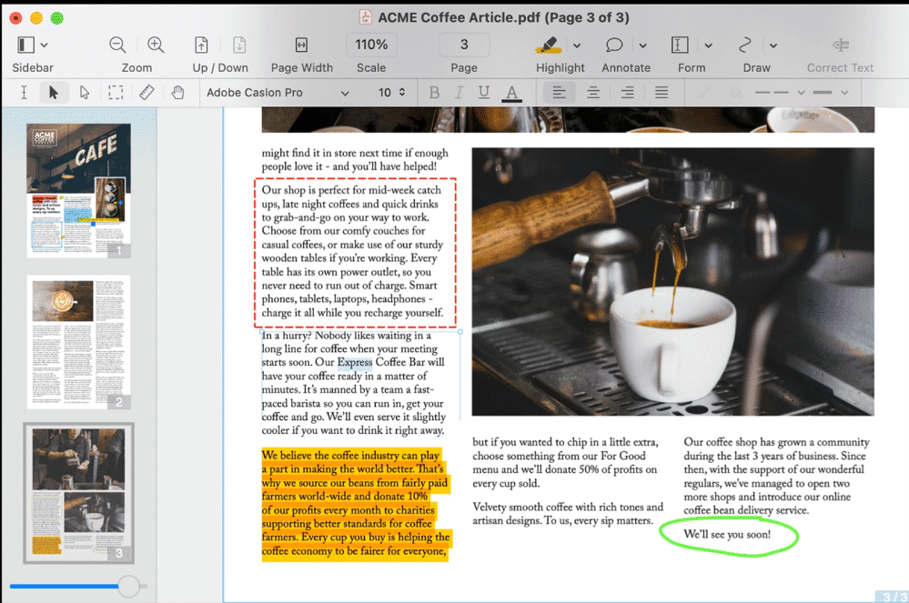 PDFPen PDF reader for mac 