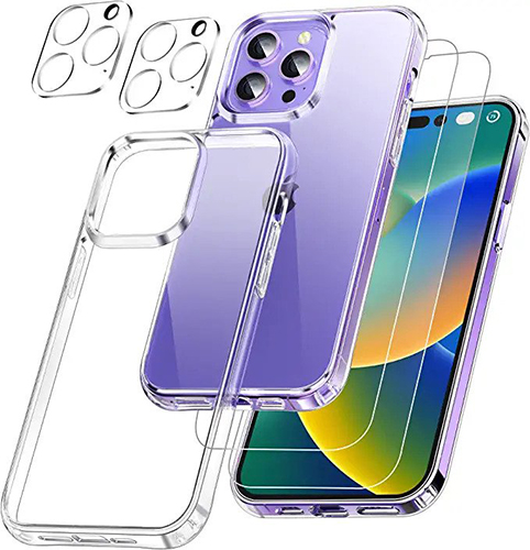 SKYLMW Protective Clear Case for iPhone 14 Pro Max