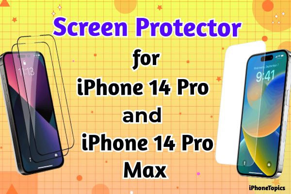 Screen Protector for iPhone 14 Pro and iPhone 14 Pro Max