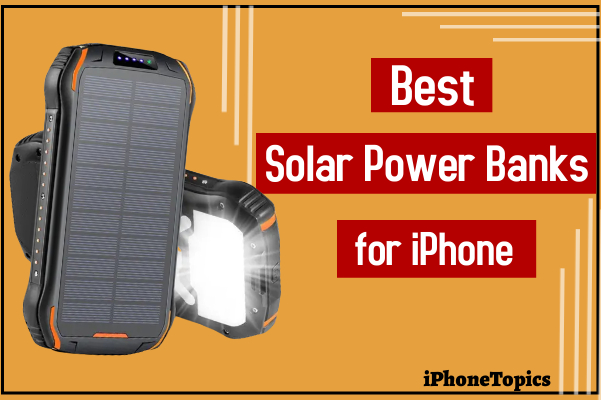 solar power bank for iPhone 