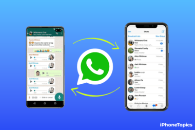 Transfer whatsapp messages from android to iPhone