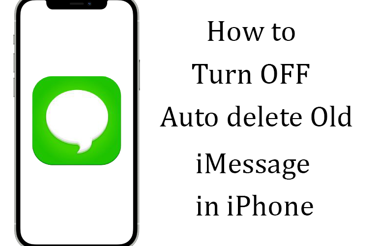How to turn off Auto delete Old conversation on iPhone
