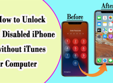 Unlock disabled iPhone without computer