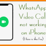 Whatsapp video call not working on iPhone