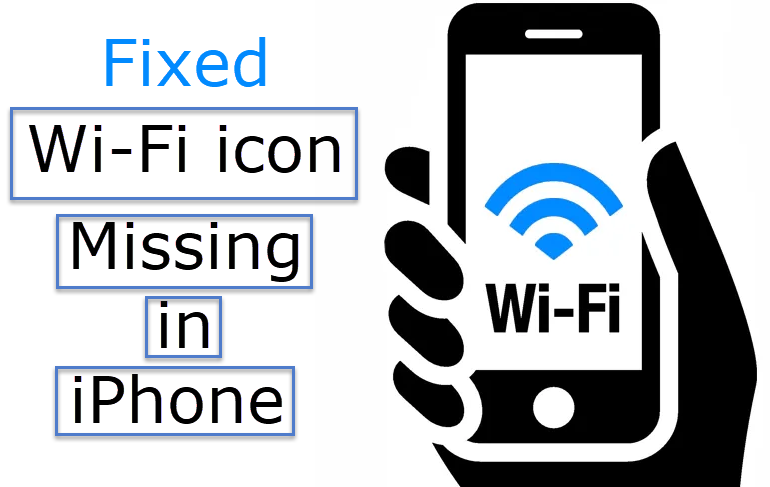 Wi-fi icon missing on iPhone