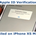 Apple id verification failed on iPhone XS Max