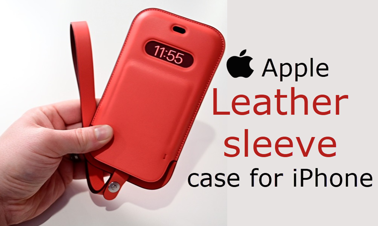Apple Leather sleeve case for iPhone