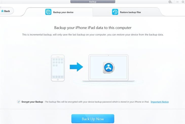 dearmob iPhone-manager backup your iPhone