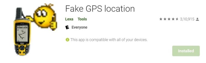 fake gps location android app