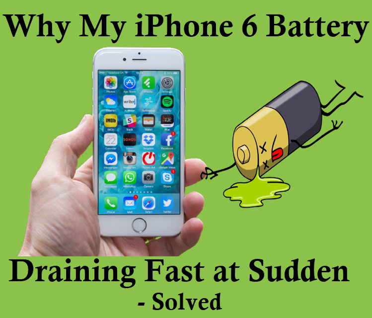 closet Play sports Pekkadillo iPhone 6 Battery Suddenly Draining Fast All of a Sudden - Solved - iPhone  Topics