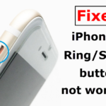 iPhone 6 Ring and Silent button not working