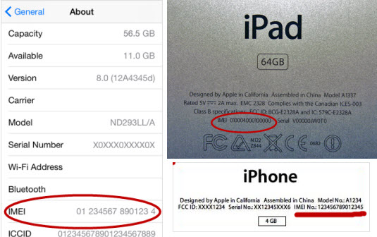 iPhone & iPad IMEI
