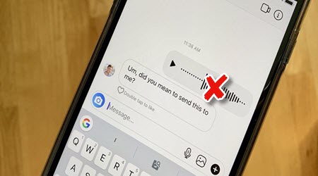 Instagram voice message not working on iPhone