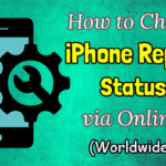 iPhone Repair status on online