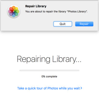 repair photo library