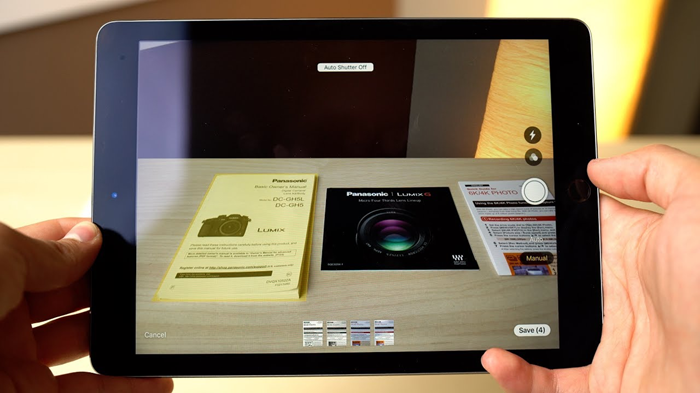 scan documents on iPhone iPad