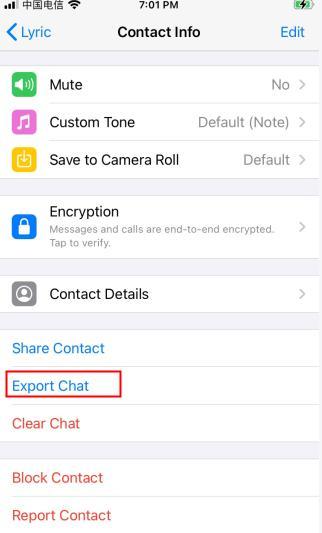whatsapp export chat