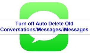 How to Turn off Auto delete message in iPhone 