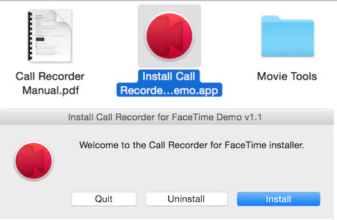install call recorder for FaceTime