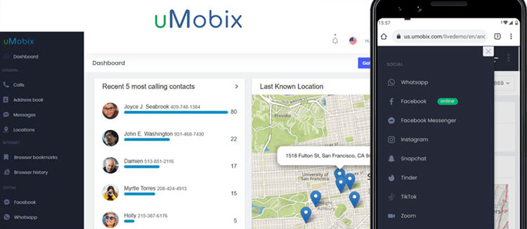 umobix iPhone tracker